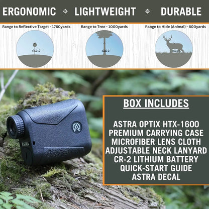Laser Rangefinder For Hunting, Shooting And Golfing