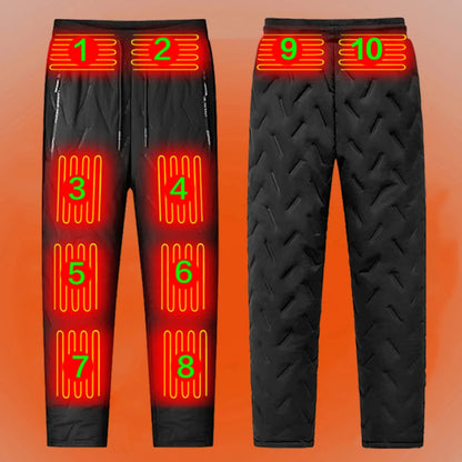 Unisex Heated Hiking Pants  With 10 Zones
