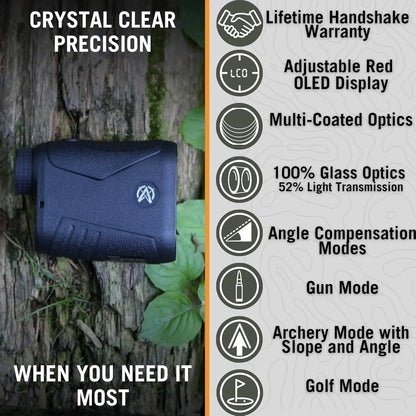 Laser Rangefinder For Hunting, Shooting And Golfing