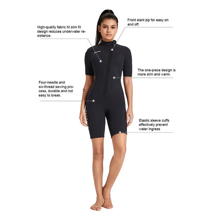 Neoprene Women's Short Sleeve Wetsuit