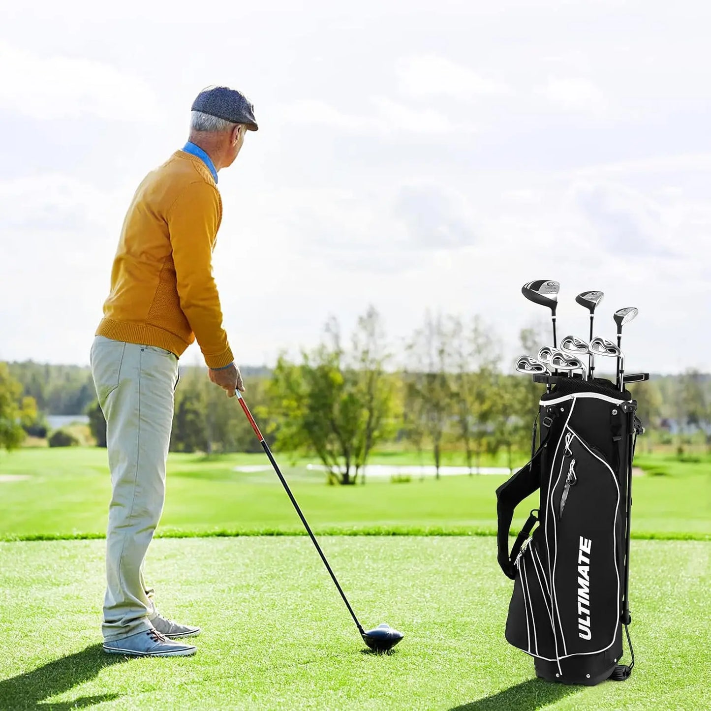 Men's Complete Golf Clubs Set Right Hand