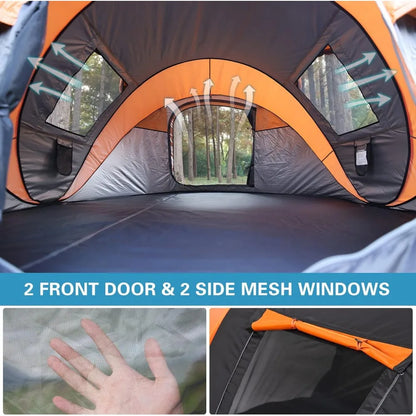 Instant Pop Up Water Resistant Camping Tent