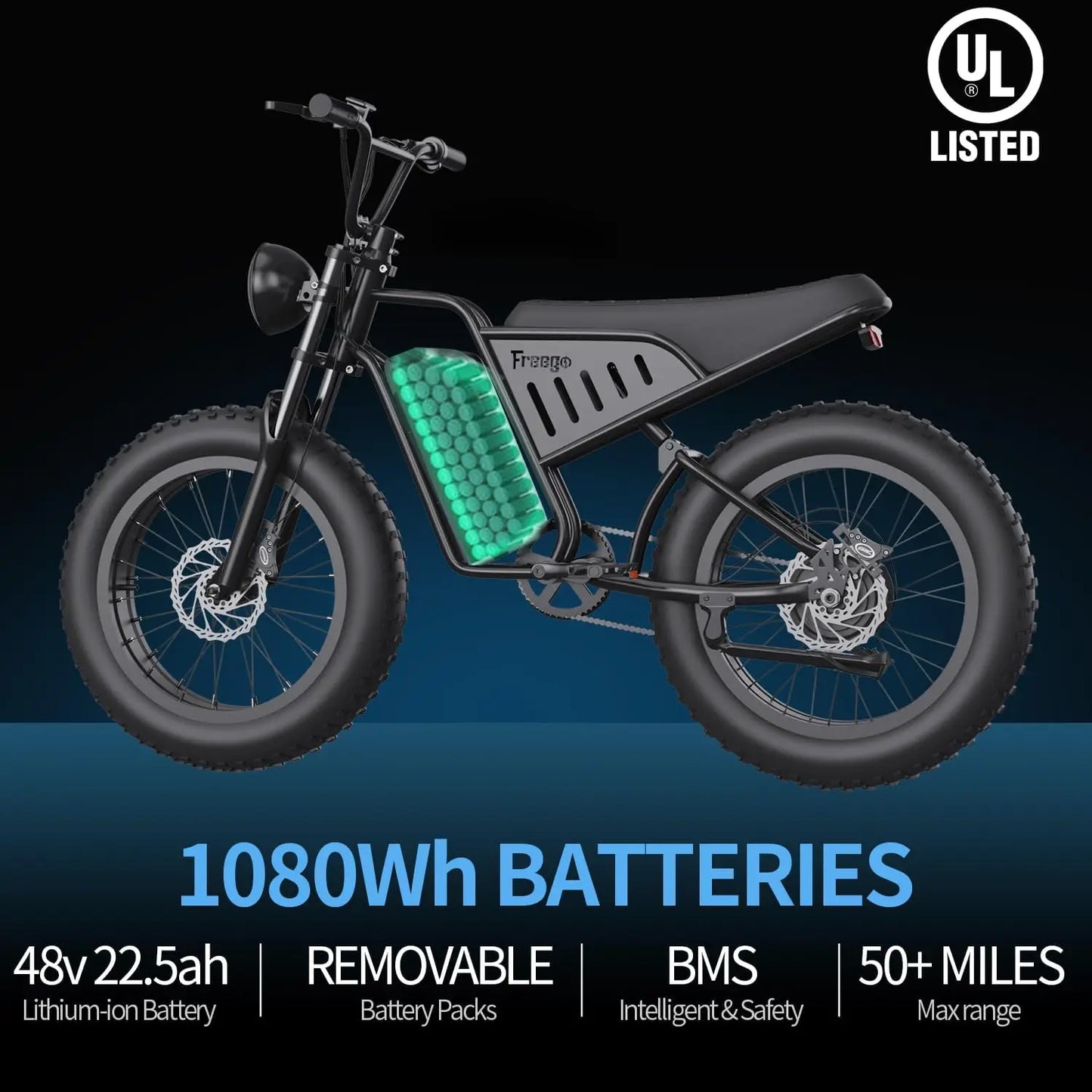 1400w Fat Tire Electric Dirt Bike