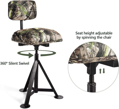 Folding 360° Rotatable Camo Hunting Seat