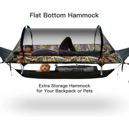 Lightweight Portable Hammock Tent with Mosquito Net