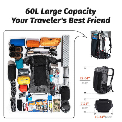 40L Waterproof Men's Adventure Backpack