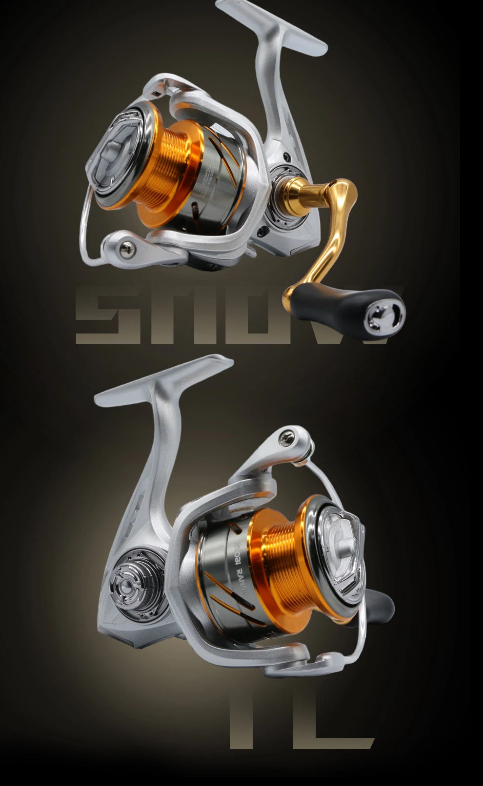 Metal Interchangeable Freshwater Or Saltwater Spinning Reel