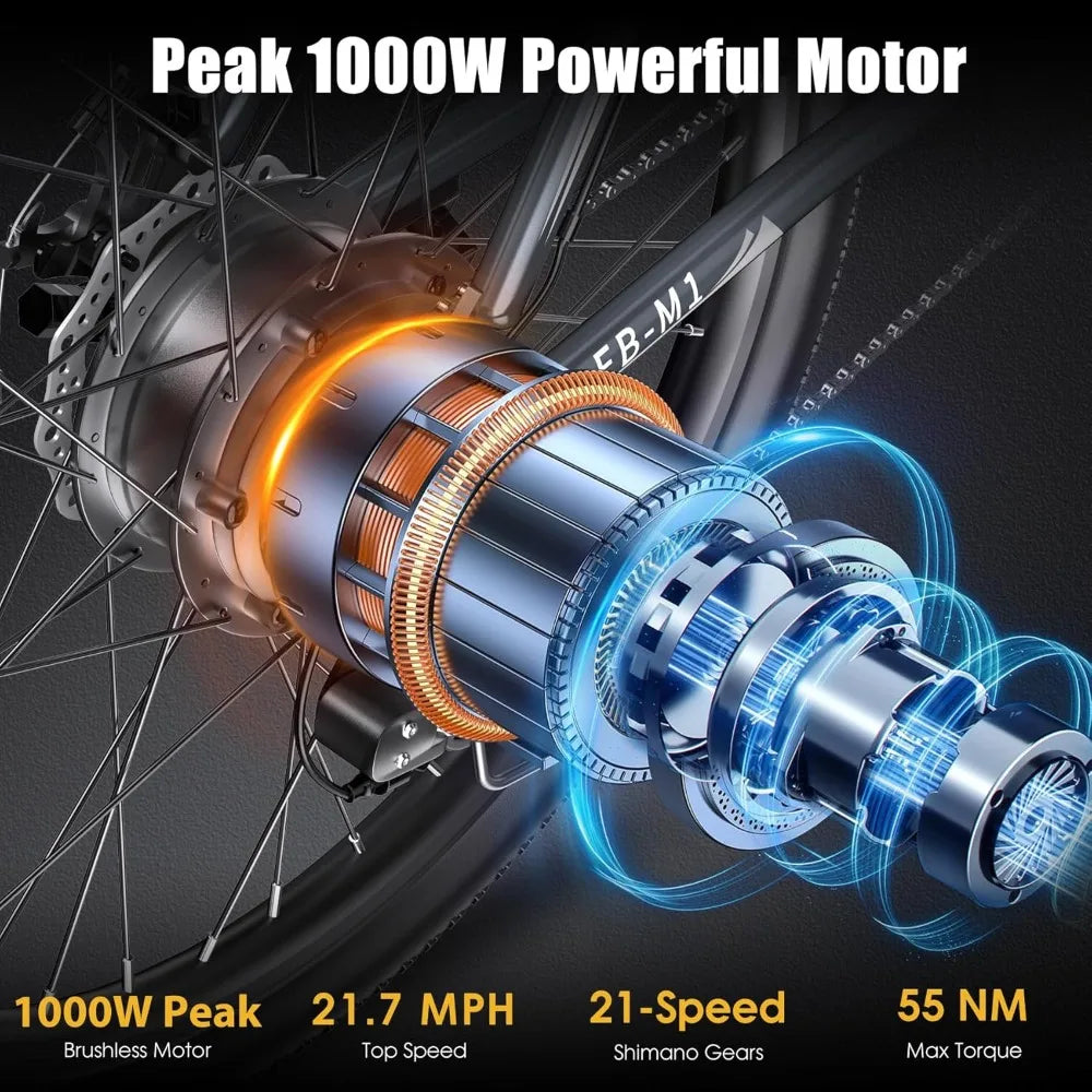 Commuter Electric Mountain Bike