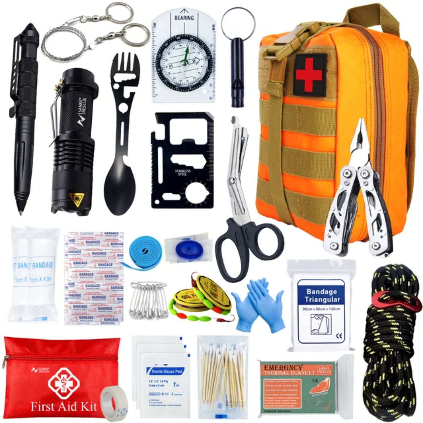 Portable Survival Emergency Trauma Bag Kit