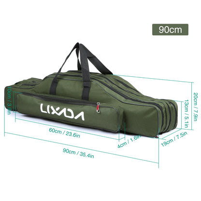 Folding Rod Carry Case Fishing Storage Bag