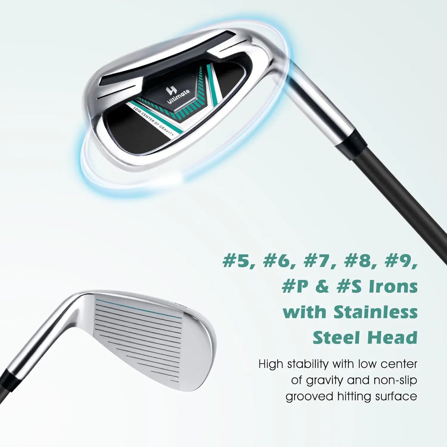 12 Piece Men’s Complete Golf Club Set