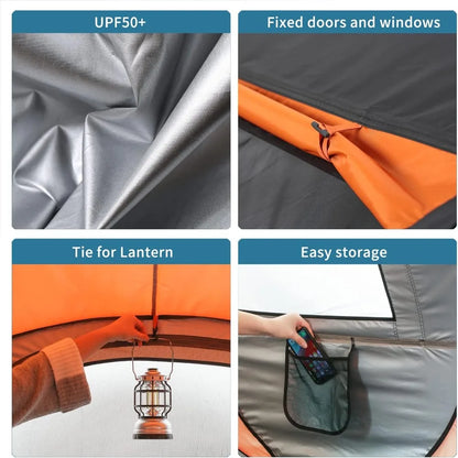 Instant Pop Up Water Resistant Camping Tent