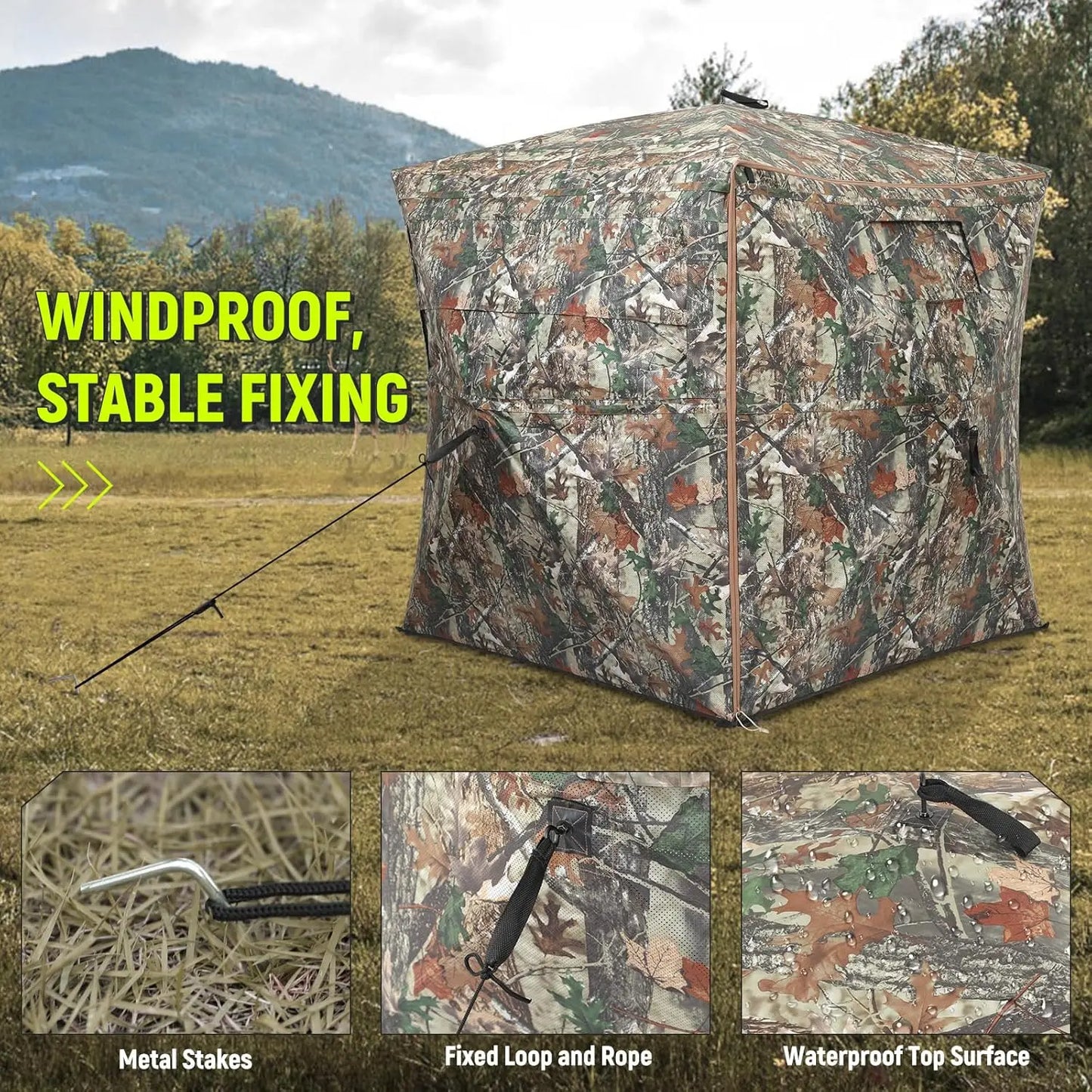 Pop Up Ground Blind with Carrying Bag