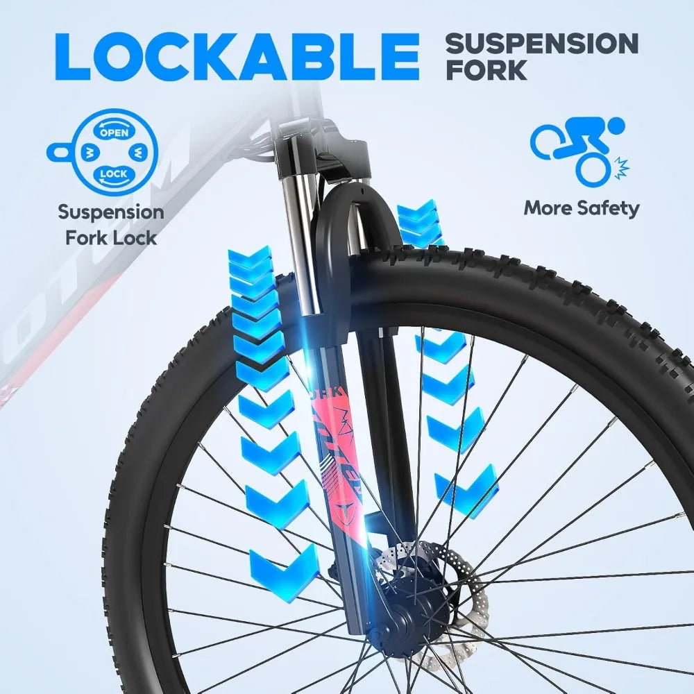Electric Mountain Bike With Brushless Motor