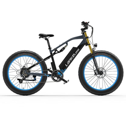 Fat Tire Electric Mountain Bike Cruiser