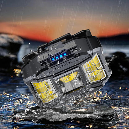 LED Outdoor Head Lamp With Motion Sensor