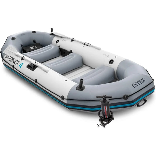 3 Person Inflatable Boat With Oars