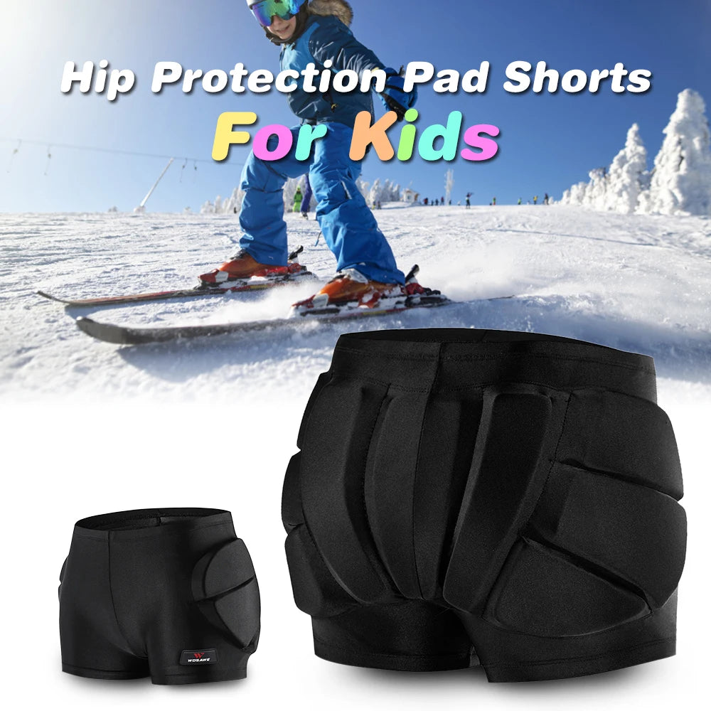 Kids Snowboarding & Skating Protective Padded Shorts