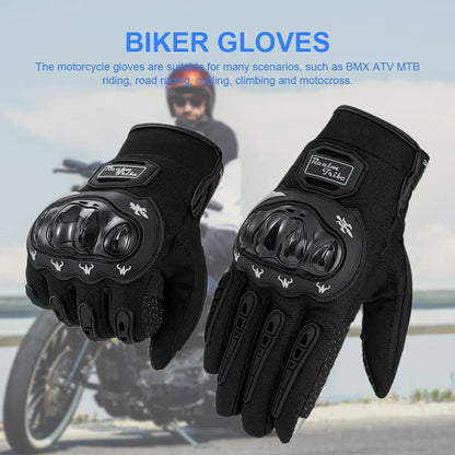 Anti-slip Touch Screen Waterproof Motorcycle Gloves