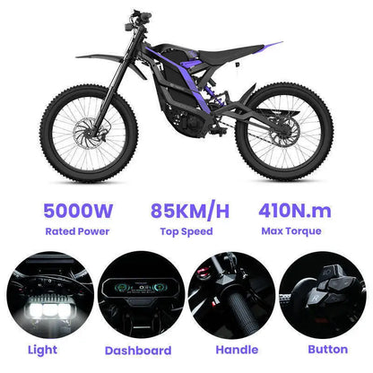 Electric Dirt Bike Brushless Gearless Motor