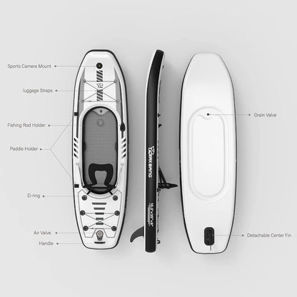 Inflatable Kayak with Detachable Seat