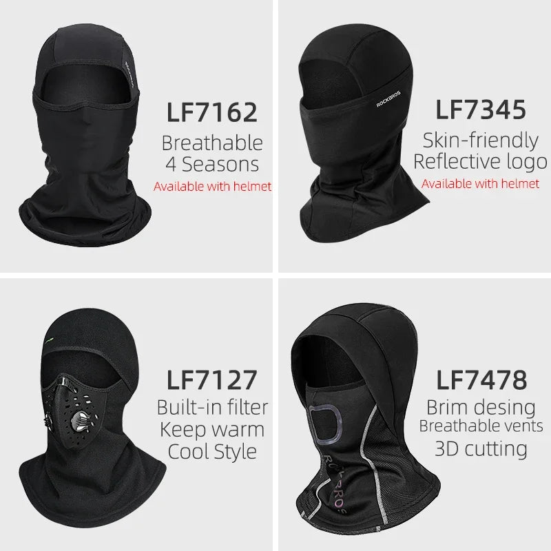Windproof Thermal Mask For Cycling, Skiing, Fishing.