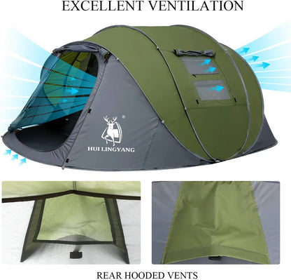 Automatic Setup Waterproof Double Layer Tent