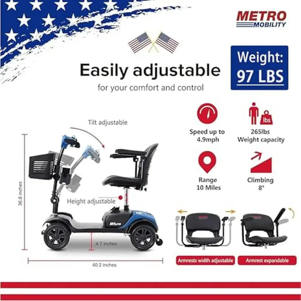 Portable Folding Electric Mobility Scooter For Seniors