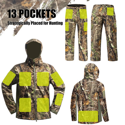 Multifunctional Hunting Clothes with Fleece Lining