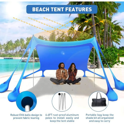 Beach Tent Canopy Pop Up Shade UPF50