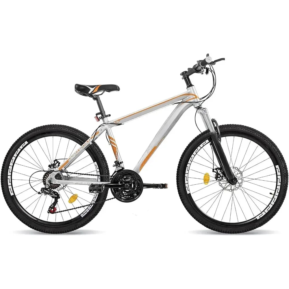 21-Speed Dual Disc Brake Mountain Bicycle