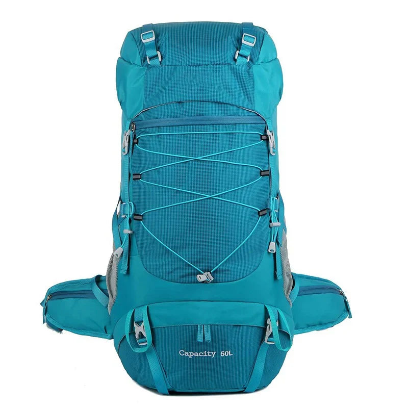 50L Waterproof Mesh Hiking Backpack