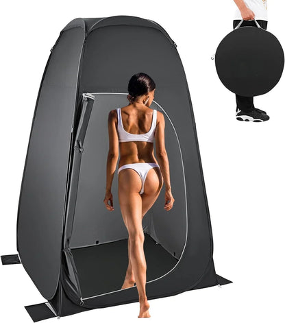 Portable Oversized Shower Privacy Tent Kit