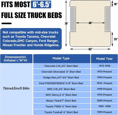 Camping Air Mattress For Truck Bed