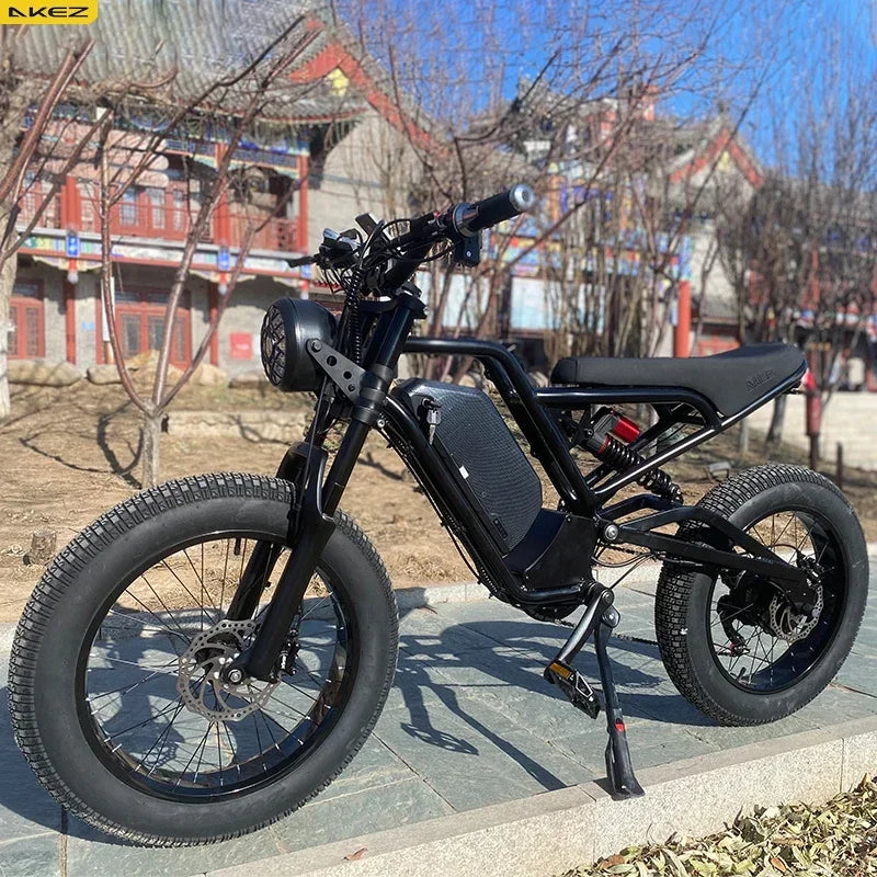 Electric Moped Style Motorcycle