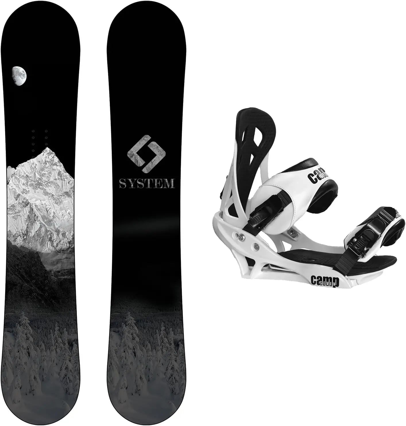 Complete Men's Snowboard Package APX Bindings
