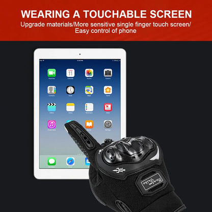 Anti-slip Touch Screen Waterproof Motorcycle Gloves