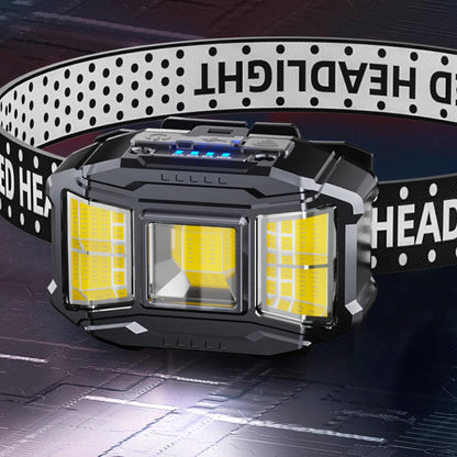 LED Outdoor Head Lamp With Motion Sensor