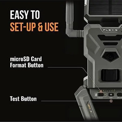 Solar Hunting Trail Camera 100 Foot Detection