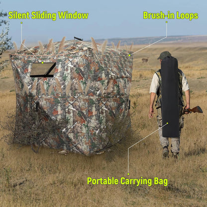 Pop Up Ground Blind with Carrying Bag