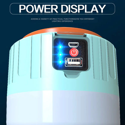Portable Lightweight Solar Rechargeable Outdoor LED Light