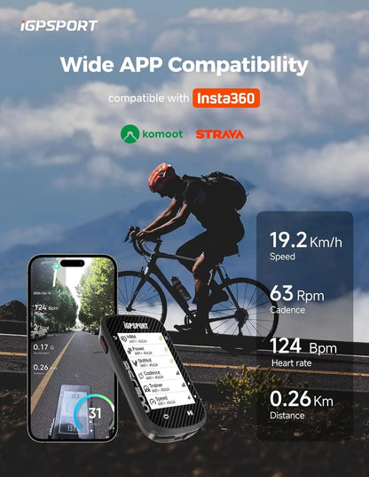 8GB Bluetooth Wireless GPS Cycling Computer