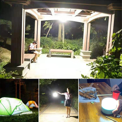 Portable Lightweight Solar Rechargeable Outdoor LED Light