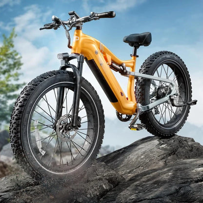 Fat Tire Full Suspension Ebike