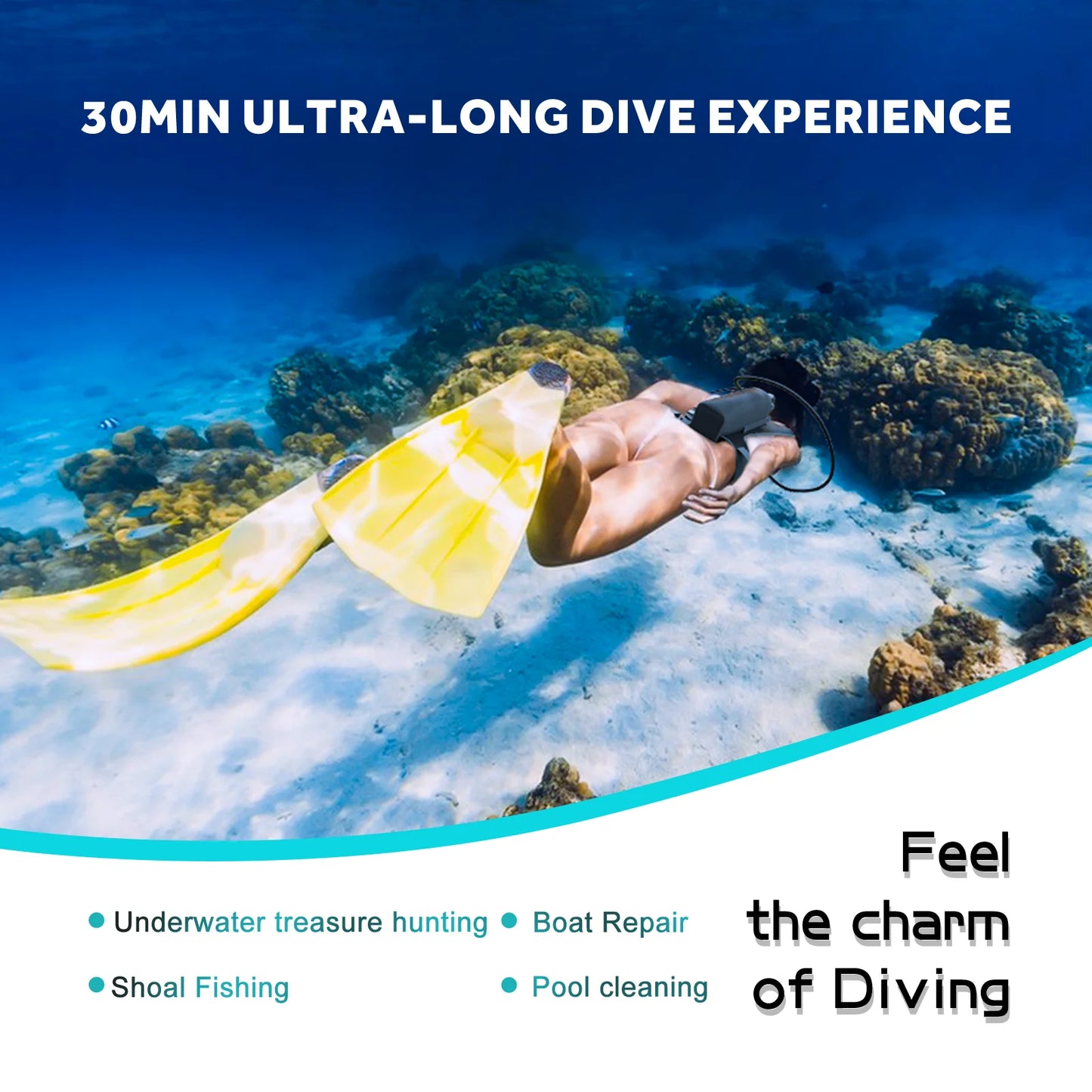 Mini Scuba Tank 1.9L Portable Diving Tank