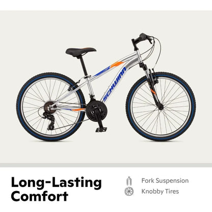 Aluminum and Steel Frame Mountain Bike