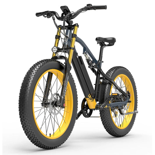 Fat Tire Electric Mountain Bike Cruiser