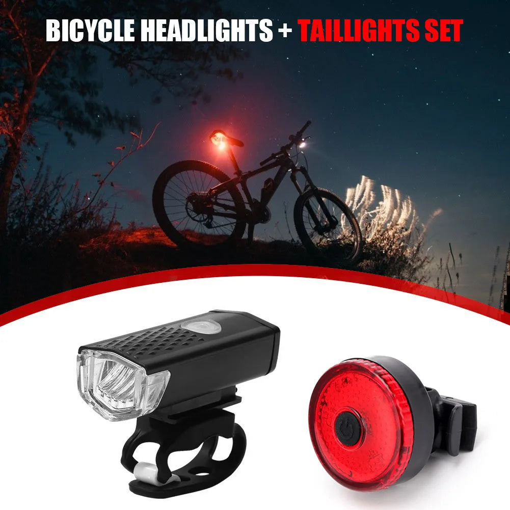 Cycling LED Front Rear Light Set