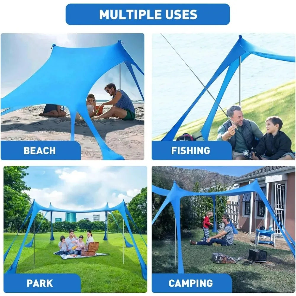 Beach Tent Canopy Pop Up Shade UPF50