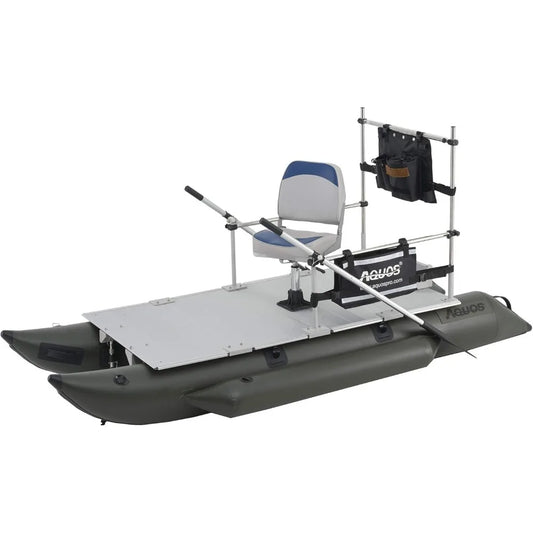 Inflatable Pontoon Boat with Folding